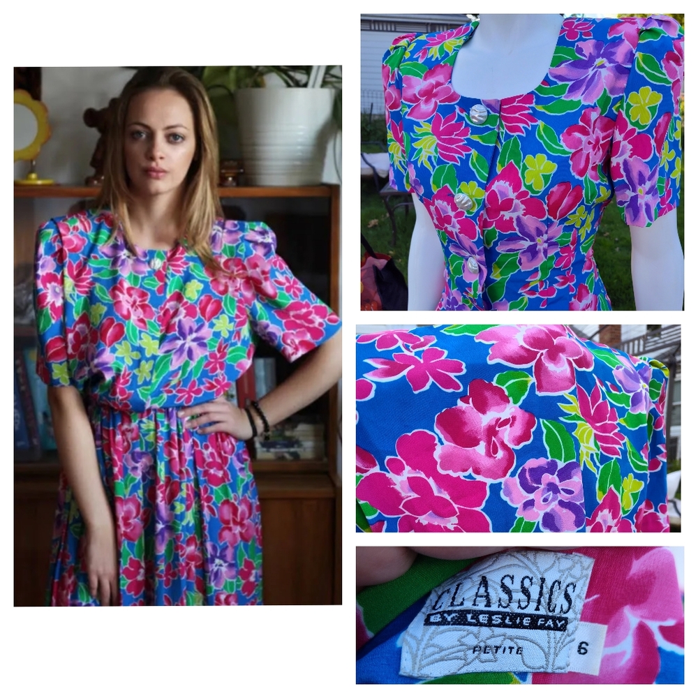Vintage 2pc FLORAL Outfit
